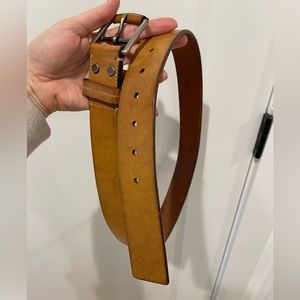 Coach Leather Belt Tan / Camel